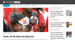 Desktop Screenshot of dailysignal.com